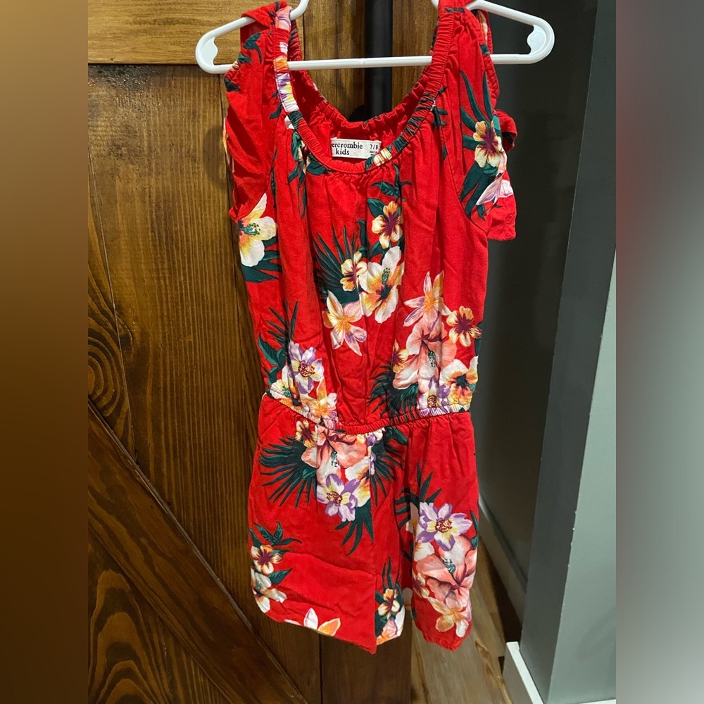 Abercrombie Girls Hawaiian Romper 7/8